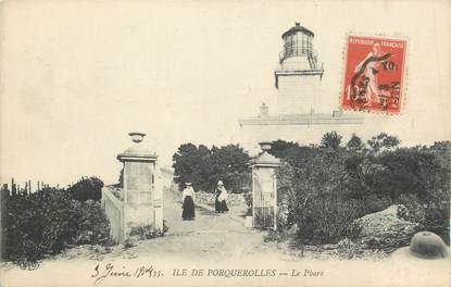 CPA FRANCE 83 " Ile de Porquerolles, Le phare".