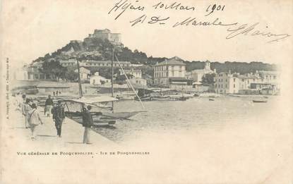 CPA FRANCE 83 " Ile de Porquerolles, Vue générale".