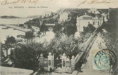 CPA FRANCE 83 "Bandol, Quartier du château".