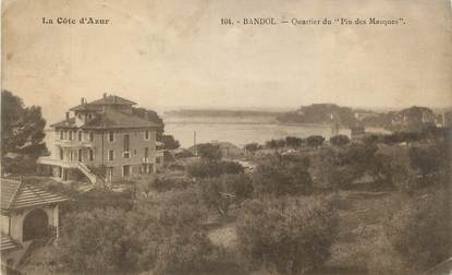 CPA FRANCE 83 "Bandol, Quartier du Pin des Masques".