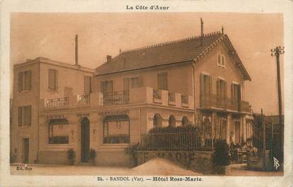 CPA FRANCE 83 "Bandol, Hôtel Rose Marie".