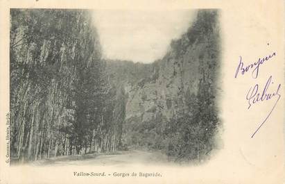 CPA FRANCE 83 " Barjols, Vallon Sourd, gorges de Bagarède".
