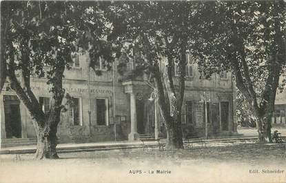 CPA FRANCE 83 "Aups, La Mairie".