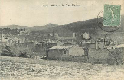 CPA FRANCE 83 "Aups, Vue générale".