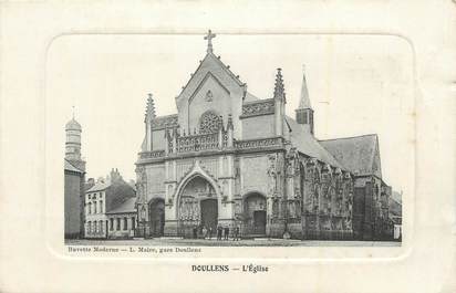 CPA FRANCE 80 " Doullens, L'église".