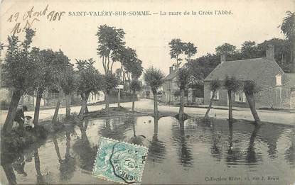 CPA FRANCE 80 "St Valery sur Somme, La mare de la Croix l''Abbé".