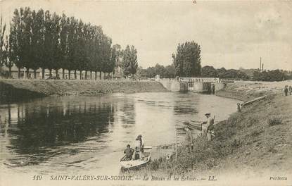 CPA FRANCE 80 "St Valéry sur Somme, Le bassin et les écluses".