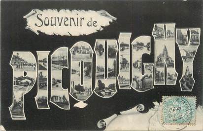 CPA FRANCE 80 " Picquigny, Vues".