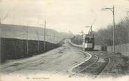 76 Seine Maritime CPA FRANCE 76 "Eu, route du Tréport" / LE TRAMWAY