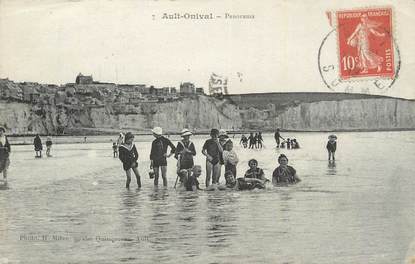 CPA FRANCE 80 "Ault Onival, Panorama ".