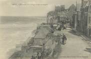 80 Somme CPA FRANCE 80 "Ault, L'esplanade de la plage un jour de tempête".