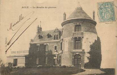 CPA FRANCE 80 "Ault, Le Moulin de pierre".