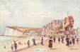 CPA FRANCE 80 "Mers les Bains, La plage ".