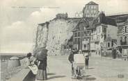 80 Somme CPA FRANCE 80 "Mers les Bains, L'extrémité de l'esplanade".