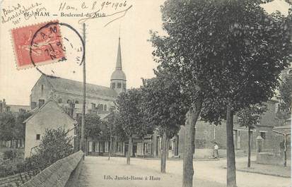 CPA FRANCE 80 " Ham, Boulevard du Midi".