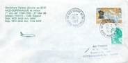 1 Er Vol LETTRE 1 ER VOL / FRANCE "Nice / Copenhague, 27 mars 1988, BOEING 737"