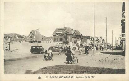 CPA FRANCE 80 "Fort Mahon, Avenue de la Mer".