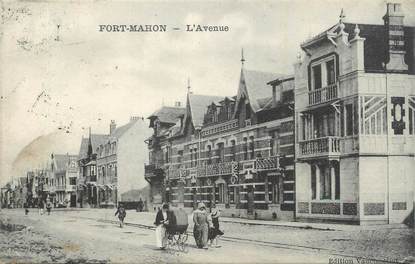 CPA FRANCE 80 "Fort Mahon, L'avenue".