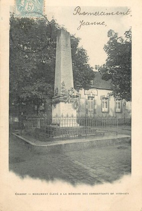 CPA FRANCE 89 "Charny, monument aux morts"
