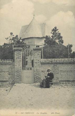 CPA FRANCE 80 "Le Crotoy, Le moulin".