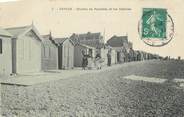 80 Somme CPA FRANCE 80 "Cayeux sur Mer, Chemin de planches et les cabines".
