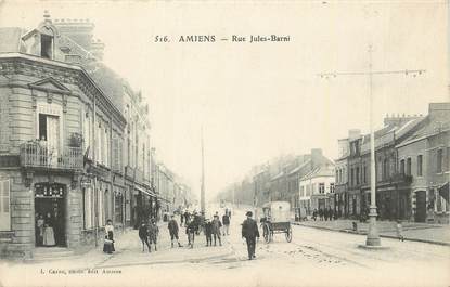 CPA FRANCE 80 "Amiens, Rue Jules Barni".