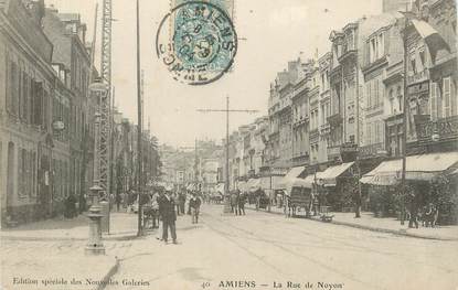 CPA FRANCE 80 "Amiens, Rue de Noyon ".