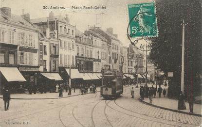 CPA FRANCE 80 "Amiens, Place René Goblet" . / TRAMWAY