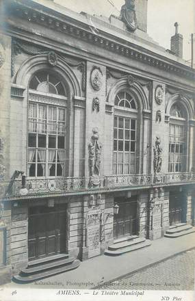 CPA FRANCE 80 "Amiens, Le théâtre municipal".