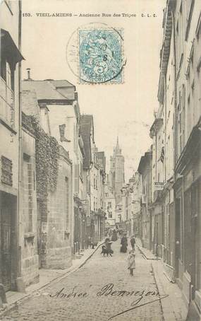 CPA FRANCE 80 "Vieil Amiens, L'ancienne rue des tripes".