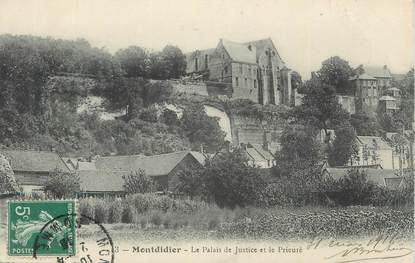 CPA FRANCE 80 "Montdidier, Le Palais de Justice et le prieuré".