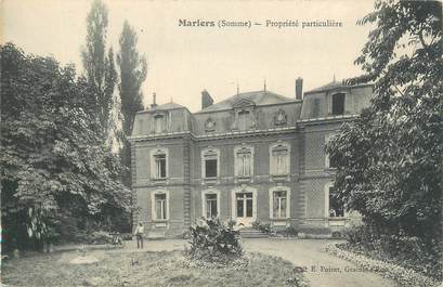 CPA FRANCE 80 "Marlers, Propriété particulière".