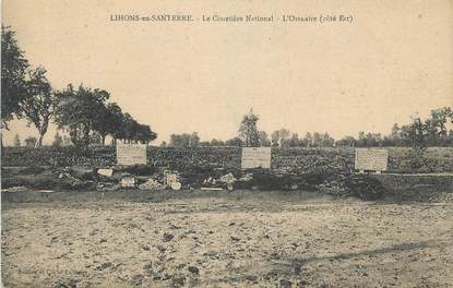 CPA FRANCE 80 "Lihons en Santerre, Le cimetière national".