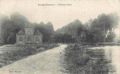 CPA FRANCE 80 "Long, Château d'eau".