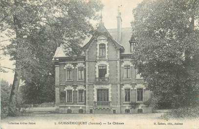 CPA FRANCE 80 "Guignemicourt, Le château"