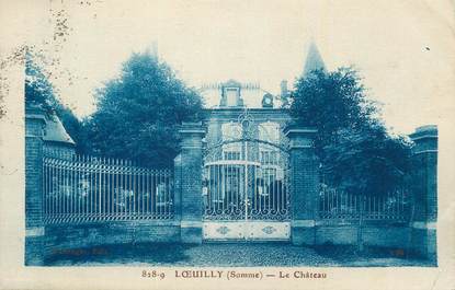 CPA FRANCE 80 "Loeuilly, Le château".