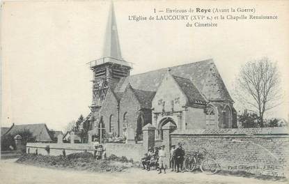 CPA FRANCE 80 "Laucourt, L'église".