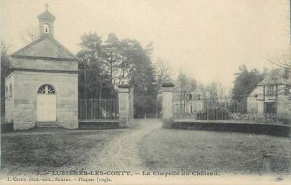 CPA FRANCE 80 "Luzières les Conty, La chapelle du château".