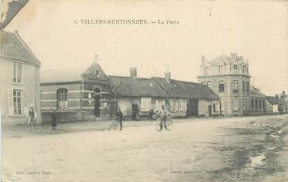 CPA FRANCE 80 "Villers Bretonneux, La Poste".