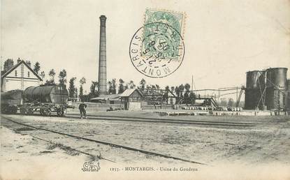 CPA FRANCE 45 "Montargis, Usine du Goudron"