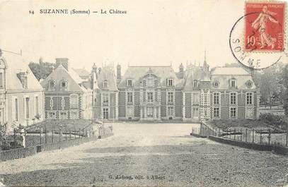 CPA FRANCE 80 "Suzanne, Le château".