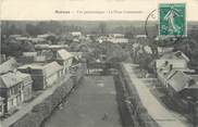 80 Somme CPA FRANCE 80 "Sarcus, Vue panoramique, la place communale".