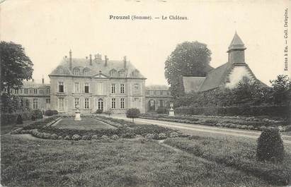 CPA FRANCE 80 "Prouzel, Le château".