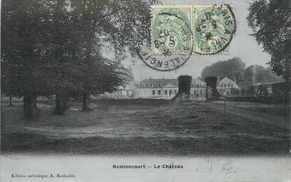 CPA FRANCE 80 "Remiencourt, Le château".
