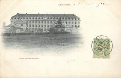CPA FRANCE 80 "Abbeville, Caserne d'infanterie ".