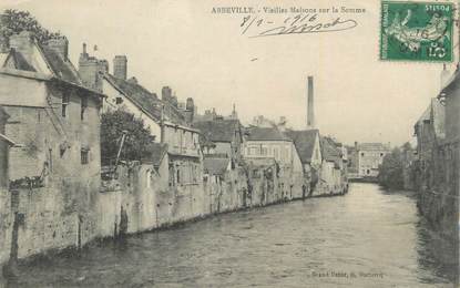 CPA FRANCE 80 "Abbeville, Vieilles maisons sur la Somme".