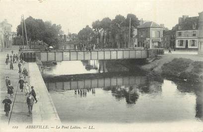 CPA FRANCE 80 "Abbeville, Le pont Ledieu".
