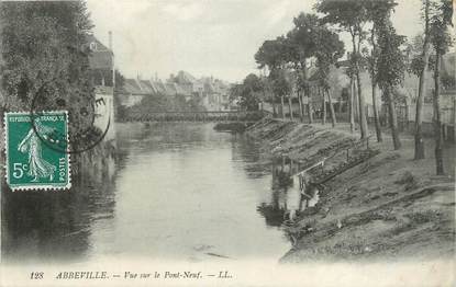 CPA FRANCE 80 "Abbeville, Vue sur le pont neuf".