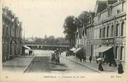 80 Somme CPA FRANCE 80 "Abbeville, L'avenue de la gare"..