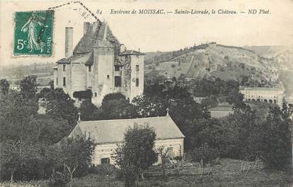 CPA FRANCE 82 "Ste Livrade, Le château".